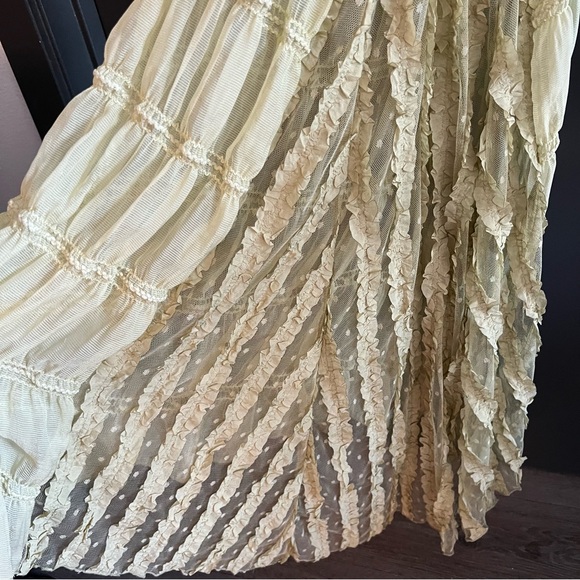 SIEDRES Denis Maxi Dress in Light Green Size 36 (Small) - Picture 12 of 15